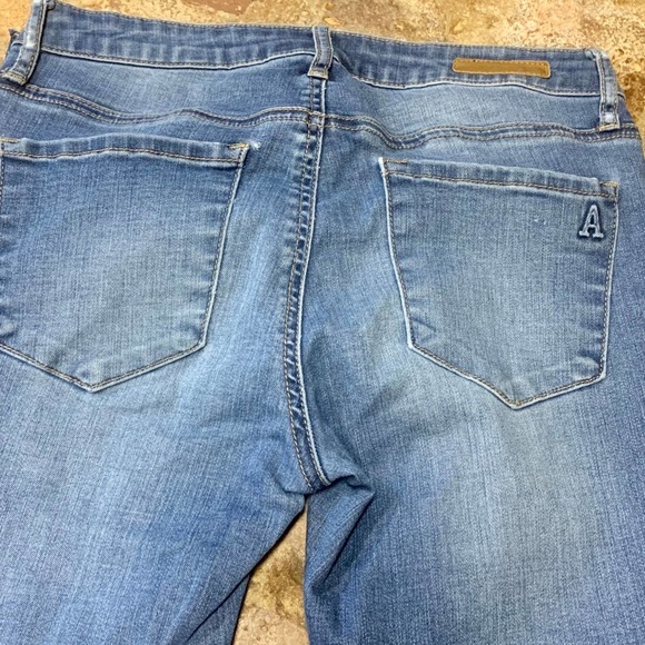 Women's Articles of Society Sarah-Elm Raw Hem Skinny Jeans SIZE 26 Waist - Picture 6 of 8